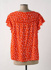 Blouse orange VERO MODA pour femme seconde vue