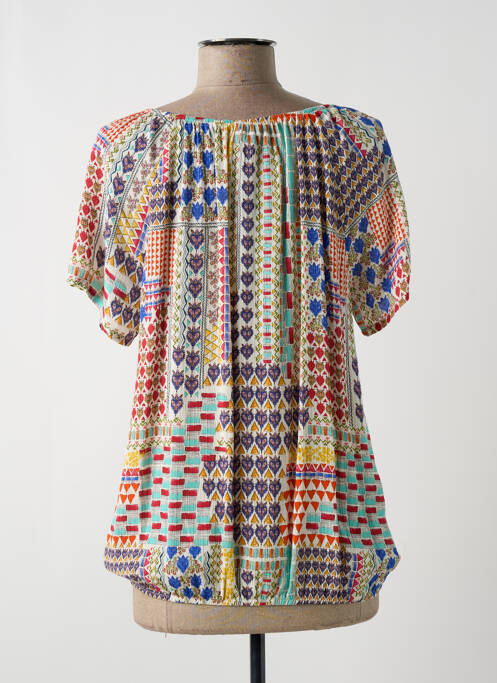 Blouse beige TELMAIL pour femme