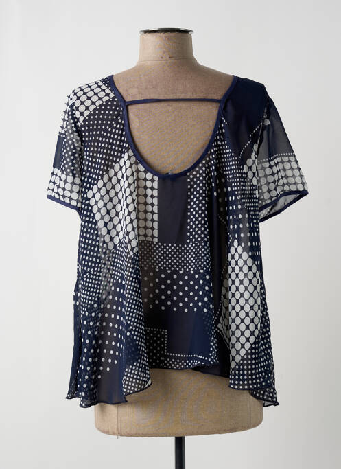 Blouse bleu AKELA KEY pour femme