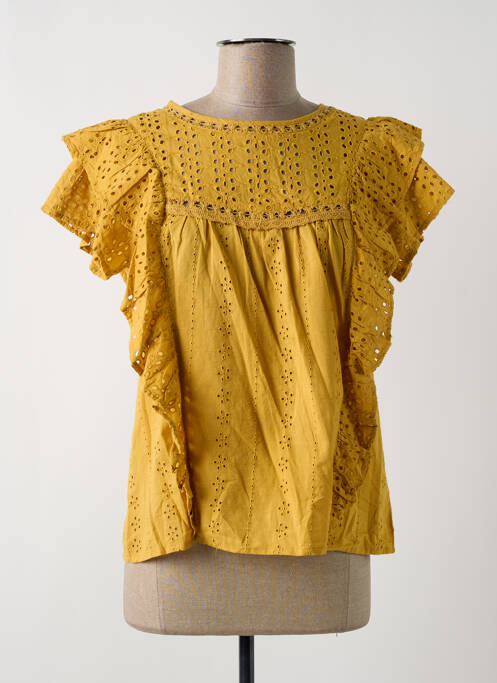 Blouse jaune C'EST BEAU LA VIE pour femme