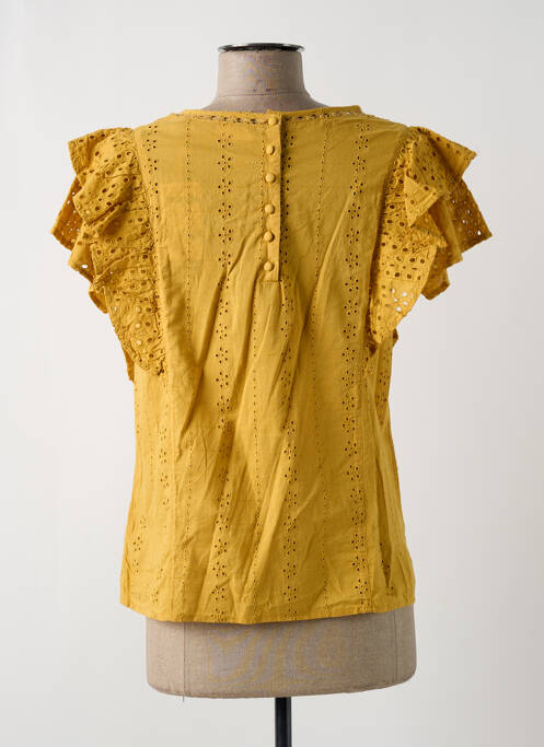 Blouse jaune C'EST BEAU LA VIE pour femme