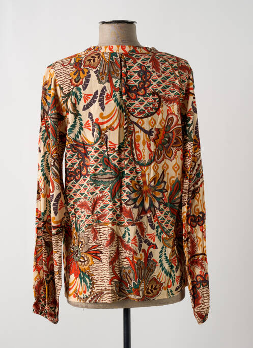 Blouse orange GEISHA femme