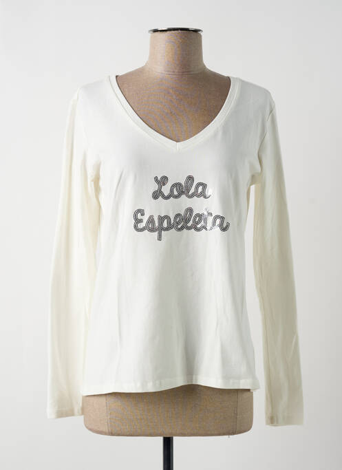 T-shirt blanc LOLA ESPELETA pour femme