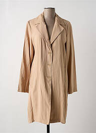 Trench tissage popeline sans capuche beige STREET ONE femme