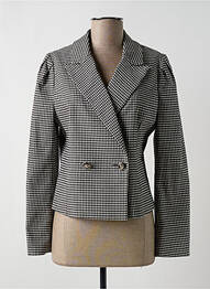 Blazer poignets boutonnés noir JUS D'ORANGE femme