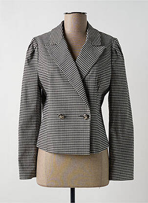 Blazer poignets boutonnés noir JUS D'ORANGE femme