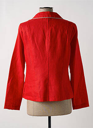 Blazer fausses poches rouge MALOKA femme