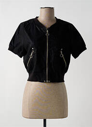 Veste casual poches noir ONLY femme