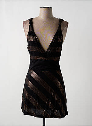 Tunique manches longues col v noir ONLY femme
