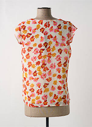 Blouse manches courtes manches courtes jaune VERO MODA femme