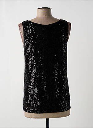 Top tissage jersey sans manche noir STREET ONE femme