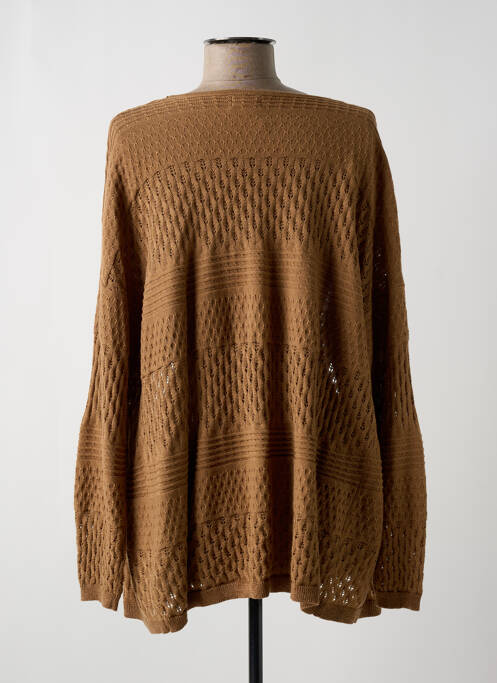 Gilet manches longues marron SEASON pour femme