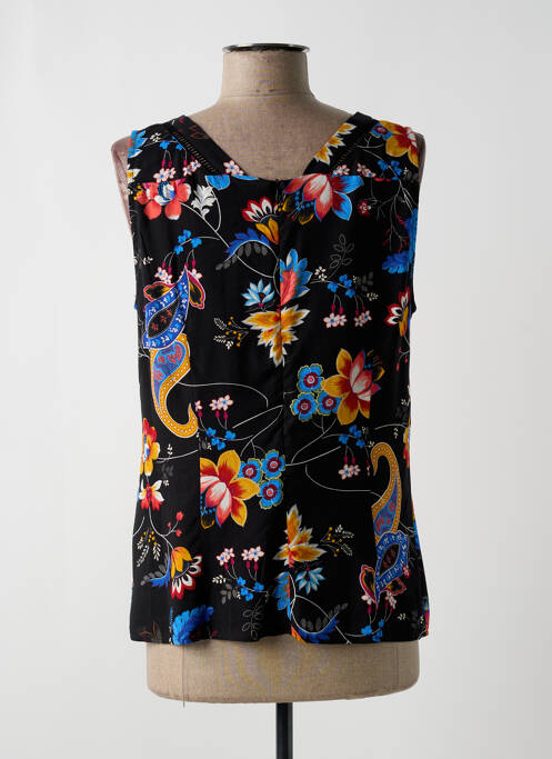 Top noir PAUSE CAFE pour femme