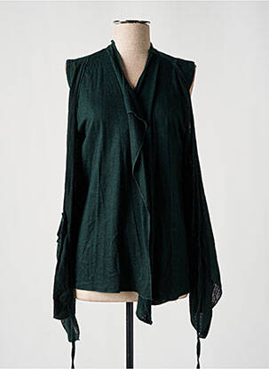 Veste casual poches vert CARLING femme