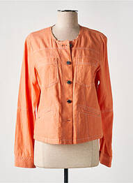Veste casual col rond orange DIANE LAURY femme