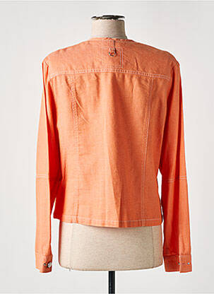 Veste casual col rond orange DIANE LAURY femme