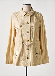 Veste casual coupe droite beige C'EST BEAU LA VIE femme