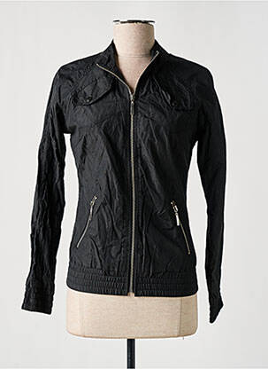 Blouson tissage imperméable noir KAPORAL femme