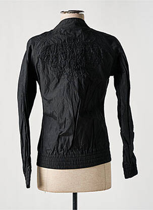 Blouson effet matière satinée noir KAPORAL femme