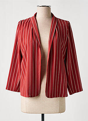Blazer col châle rouge AWARE BY VERO MODA femme