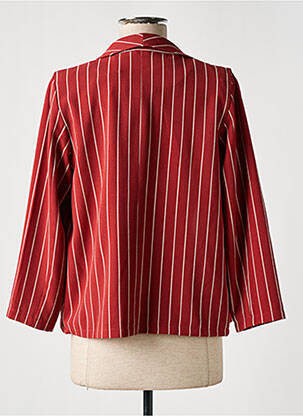 Blazer col châle rouge AWARE BY VERO MODA femme