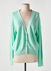 Gilet manches longues vert VERO MODA pour femme seconde vue