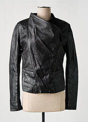 Veste en cuir noir OAKWOOD pour femme seconde vue