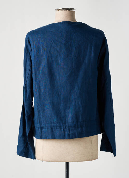 Veste casual bleu MALOKA pour femme