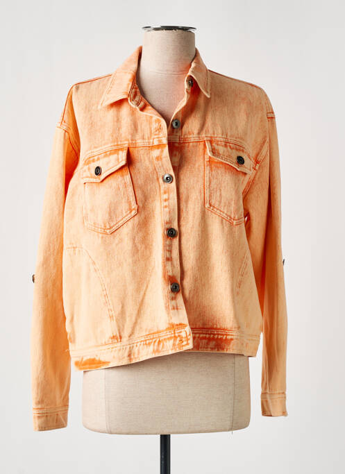 Veste casual orange K-DESIGN pour femme