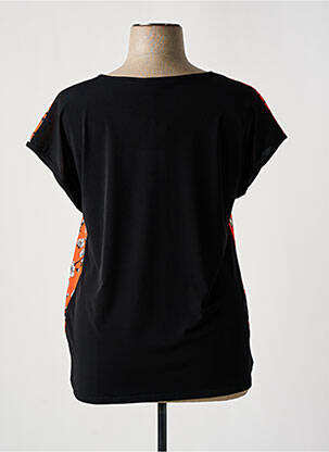 T-shirt coupe droite manches courtes orange TELMAIL femme