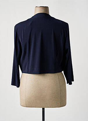 Boléro effet matière satinée bleu VERA MONT femme