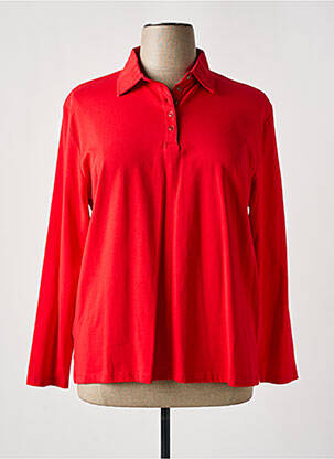 Polo rouge M.X.O pour femme