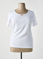 T-shirt blanc TELMAIL pour femme seconde vue