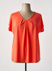 T-shirt orange TELMAIL pour femme seconde vue