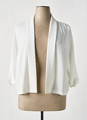 Veste chic blanc PAUSE CAFE pour femme seconde vue