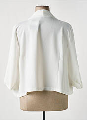 Veste chic blanc PAUSE CAFE pour femme seconde vue