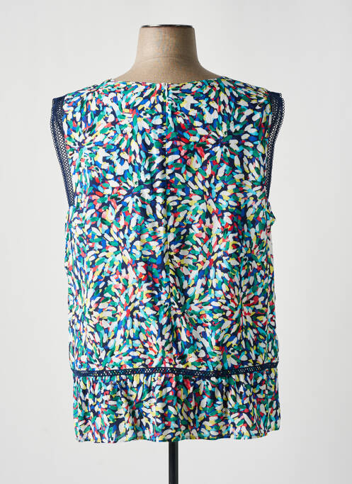 Top bleu PAUSE CAFE pour femme