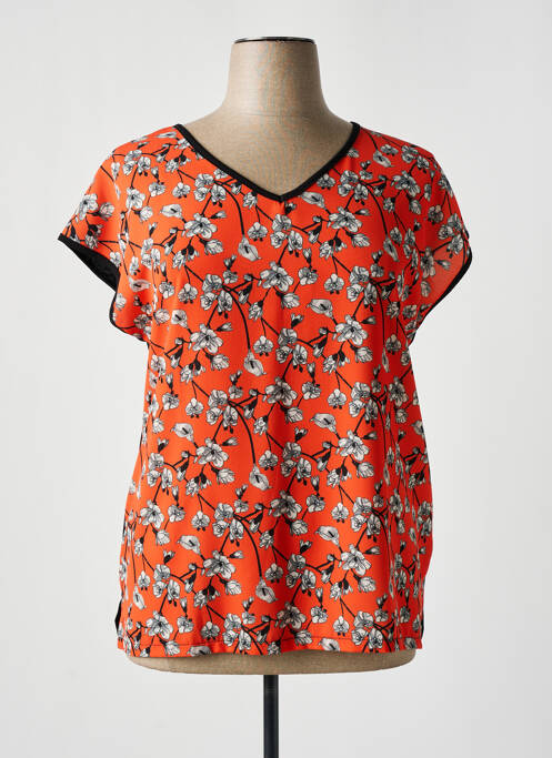 T-shirt orange TELMAIL pour femme