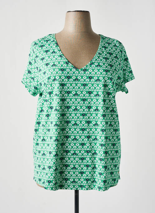 T-shirt vert C'EST BEAU LA VIE pour femme