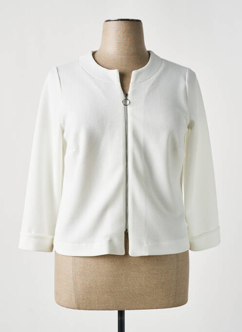 Veste casual blanc TELMAIL pour femme