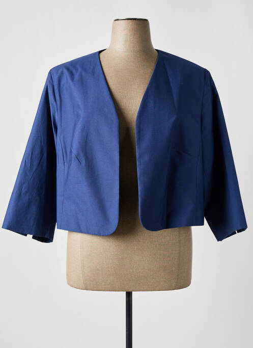 Veste chic bleu PAUSE CAFE pour femme