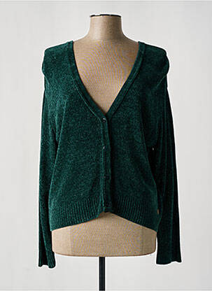 Gilet manches longues stretch vert LE PETIT BAIGNEUR femme