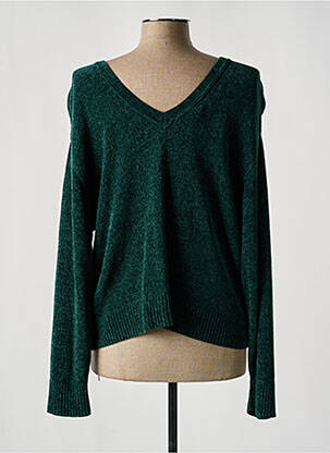 Gilet manches longues stretch vert LE PETIT BAIGNEUR femme