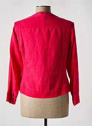 Veste casual col rond rose MALOKA femme
