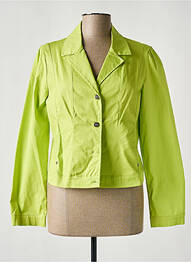 Veste casual col tailleur vert MALOKA femme