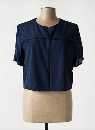 Top manches courtes manches courtes bleu DIANE LAURY femme