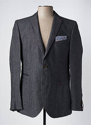 Veste casual fermeture boutonnée sur le devant gris CLUB OF GENTS homme