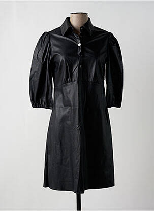 Robe mi-longue manches 3/4 manches 3/4 noir ESQUALO femme