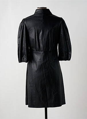 Robe mi-longue manches 3/4 manches 3/4 noir ESQUALO femme
