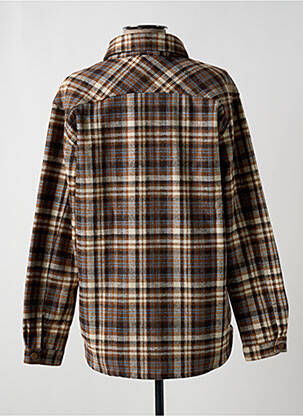 Veste casual coupe droite marron GEISHA femme